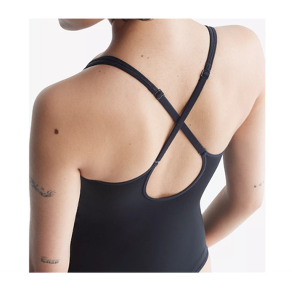 CALVIN KLEIN Bonded Flex Bodysuit QF6753 Black Large NWT - Picture 4 of 5